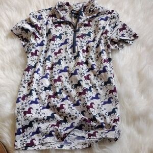 Kerrits Multicolor Horse Pattern Top